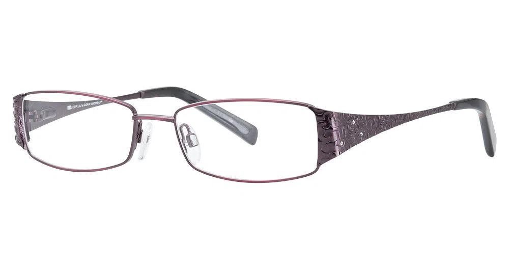 Gloria by Gloria Vanderbilt GbGV4021 Eyeglasses - Burgundy - view 3